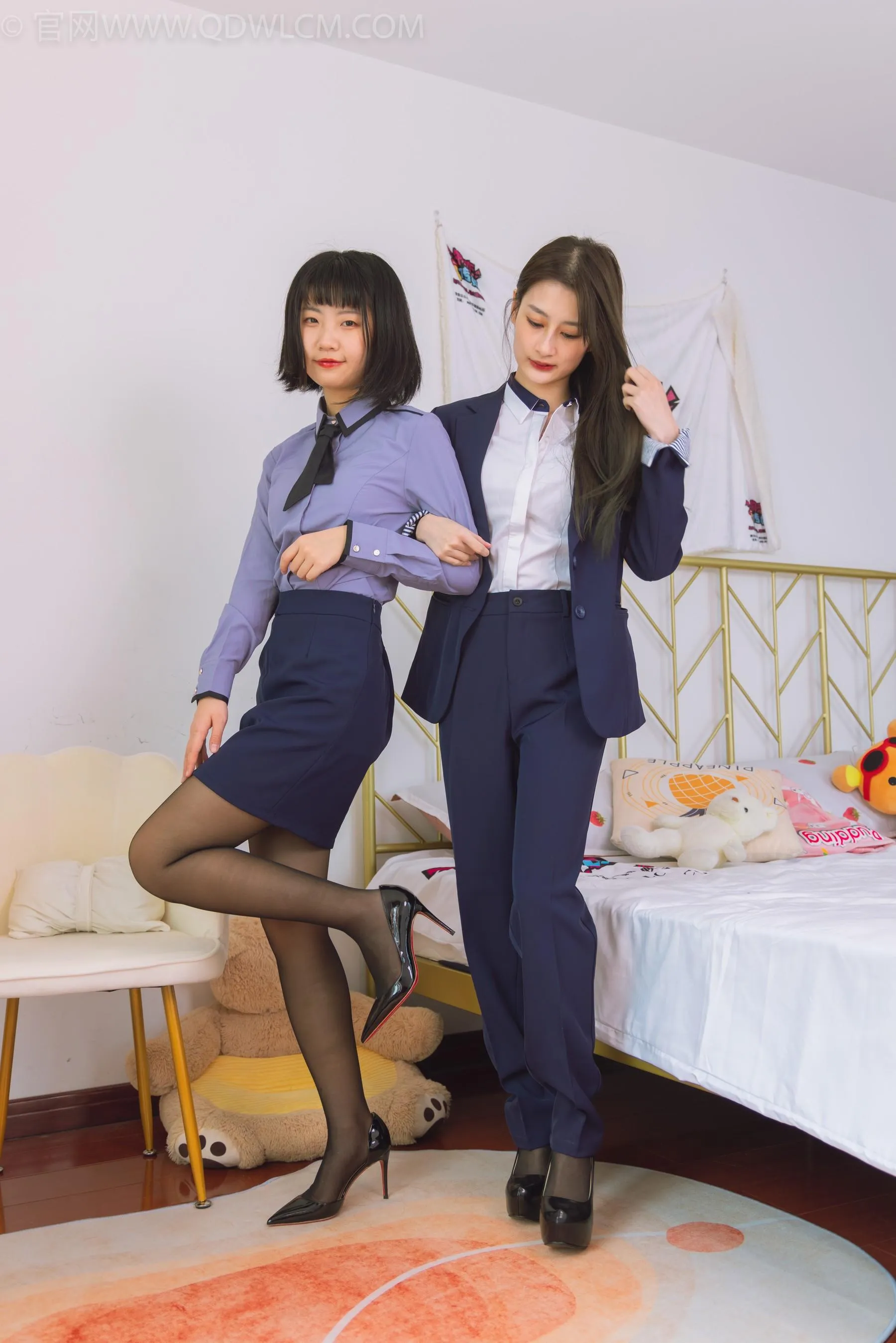 物恋传媒 NO.1498 暗月卿卿-办公室闺蜜 [151P]插图9